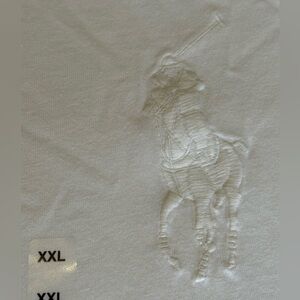 Men’s Polo Ralph Lauren Classic Fit XXL White Tee – Big Pony – NWT